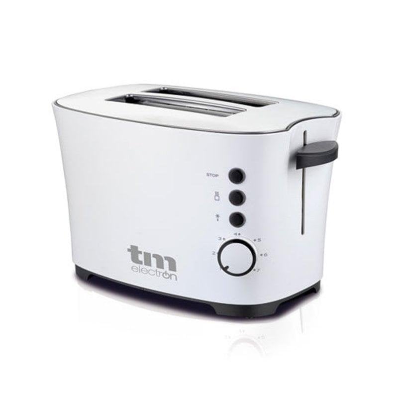 Toaster TM Electron TMPTS002 2 Langschlitze 850 W 7 Braeunungsstufen Weiss