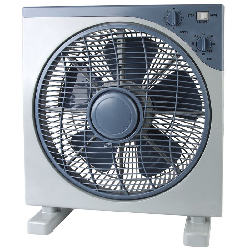 Raydan Home Ventilador Box Fan 50W Gris/Azul | PcComponentes.com