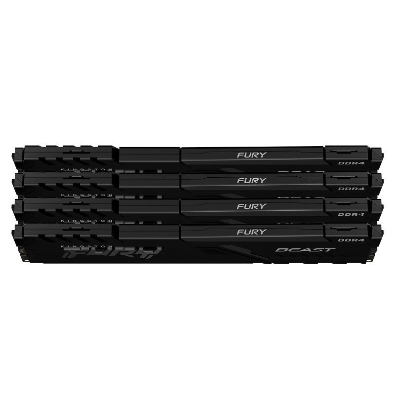 Memoria RAM Kingston FURY Beast DDR4 2666 MHz 16GB 4x4GB CL16