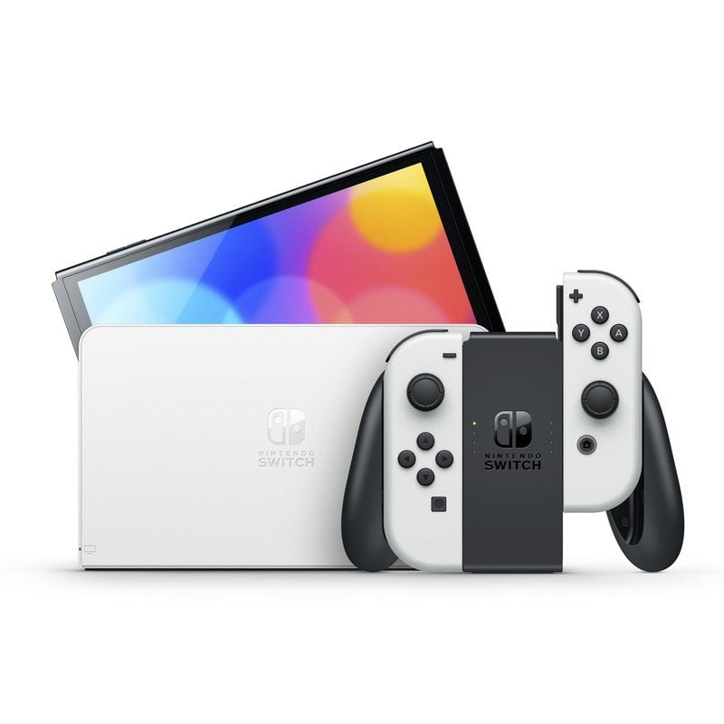 Image of Nintendo Switch (modello Oled) Bianco, schermo 7 pollici