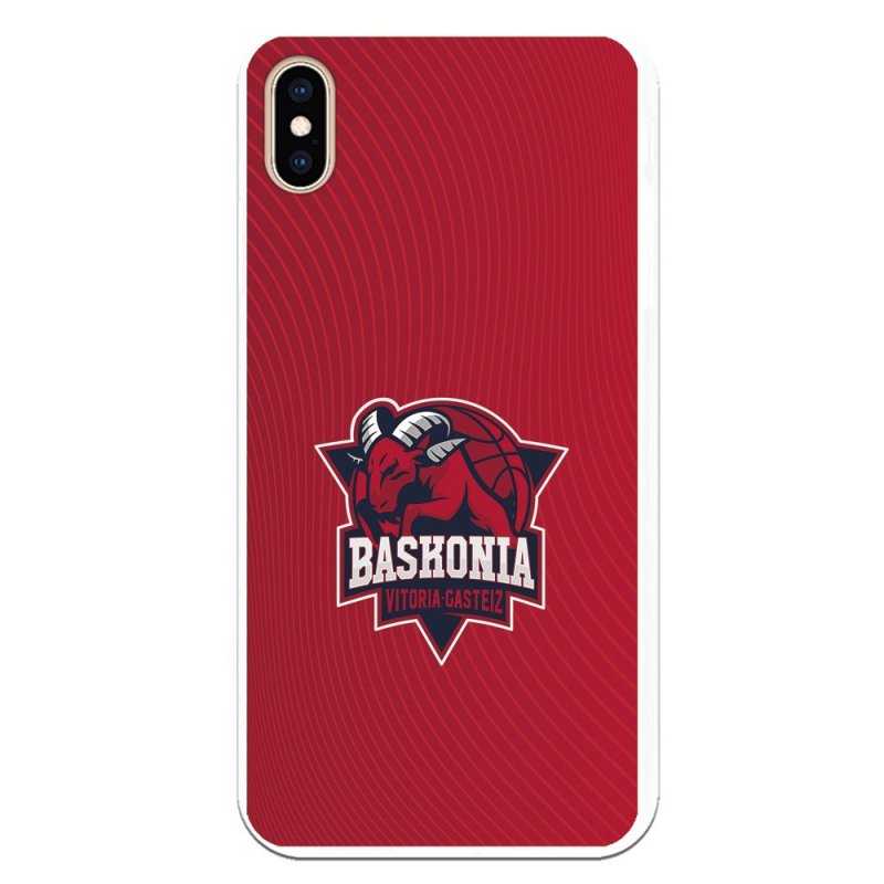 Funda Oficial Baskonia Fondo Rojo para iPhone XS Max