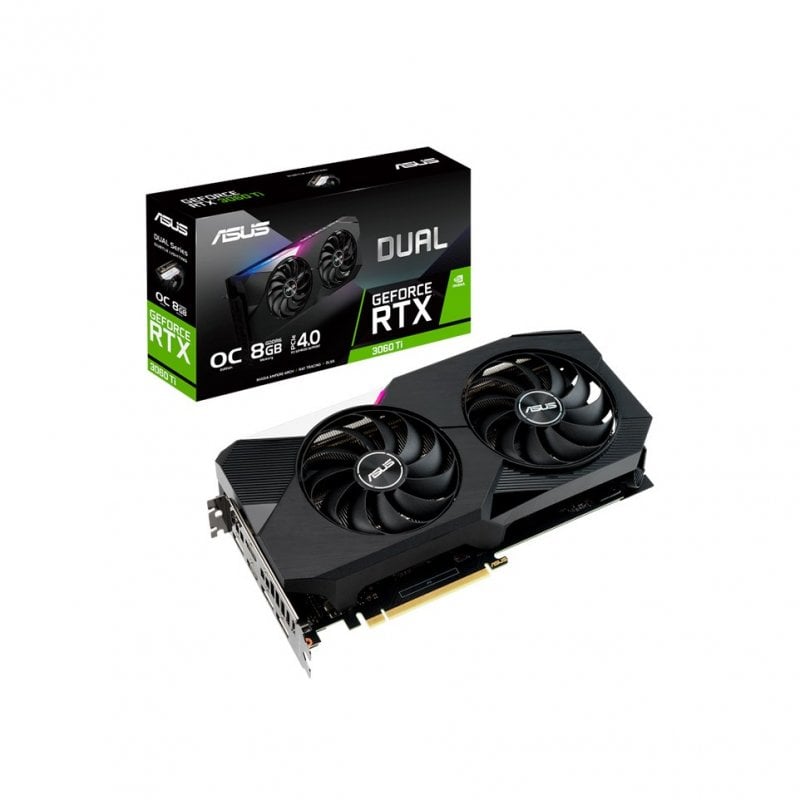 Asus Dual RTX 3060 Ti OC Edition V2 LHR 8GB GDDR6 PcComponentes