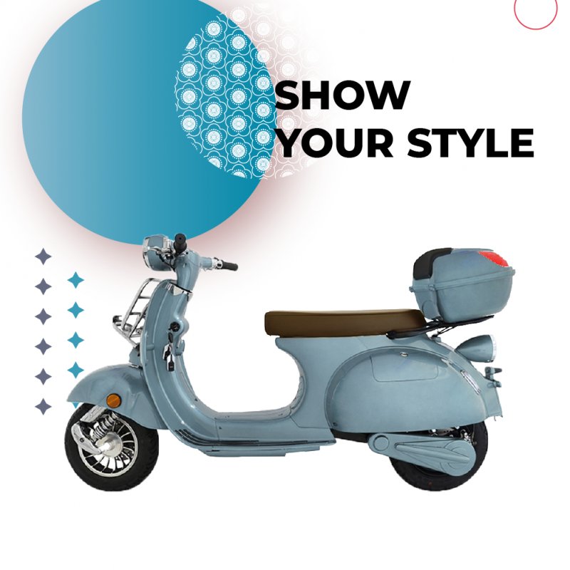 Sunra Ronic Sunra Ronic Scooter Eléctrica Matriculable 3000W/20AH Azul ...
