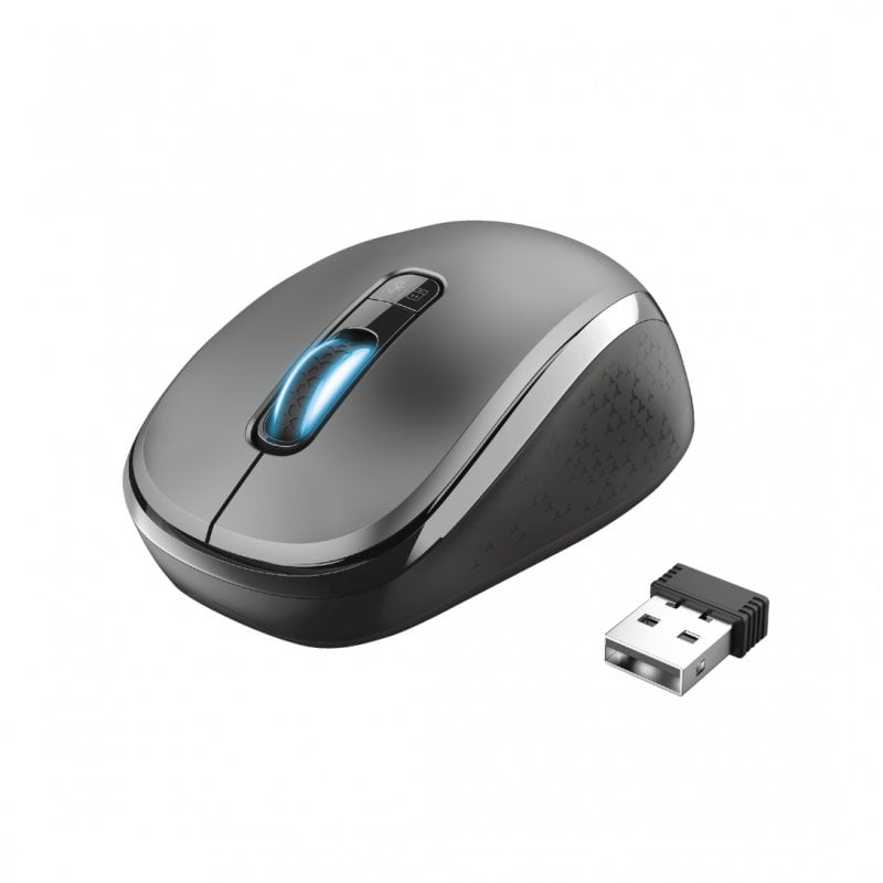 Image of Affidati al mouse wireless doppio YVI nero