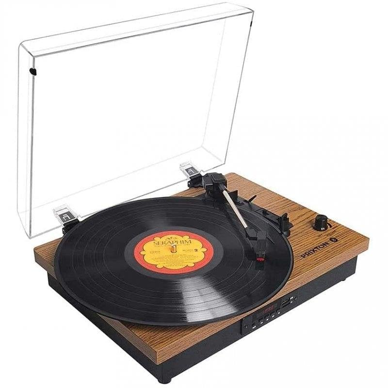 Tourne-Disque Prixton TS420 – Bluetooth, USB, Radio FM, 10 W