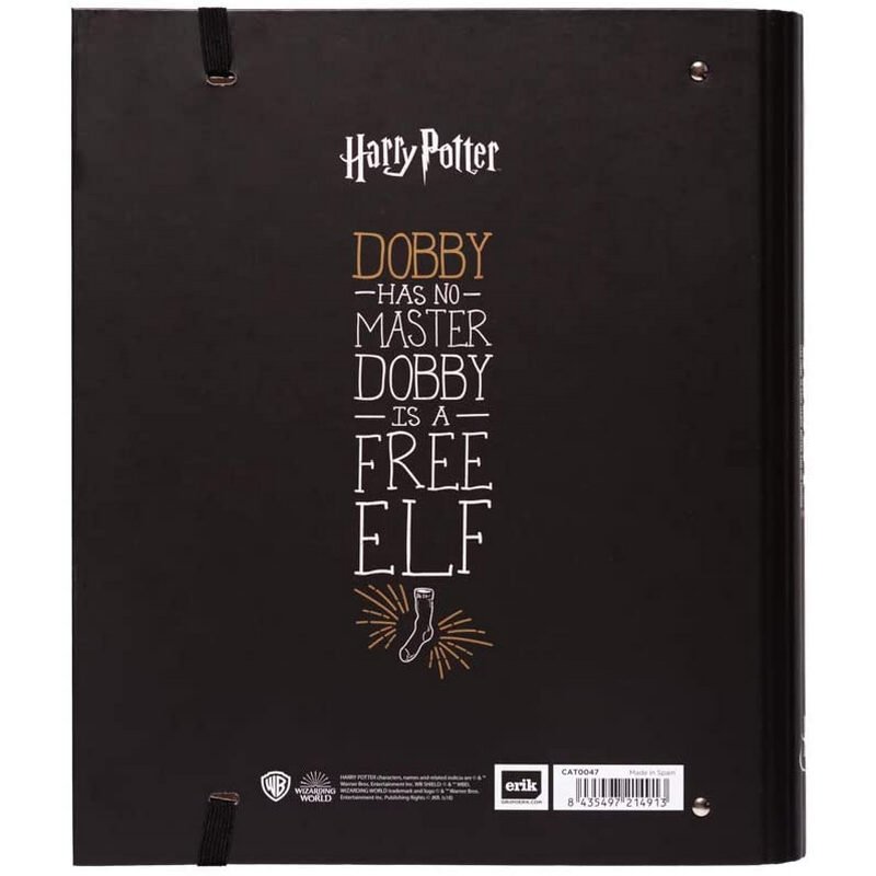 Erik Carpeta Troquelada Premium 4 Anillas Harry Potter Dobby ...
