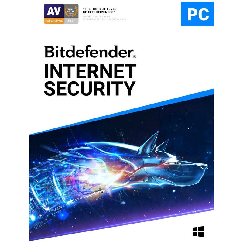 Bitdefender Internet Security 1 Dispositivo 1 año Licencia Digital