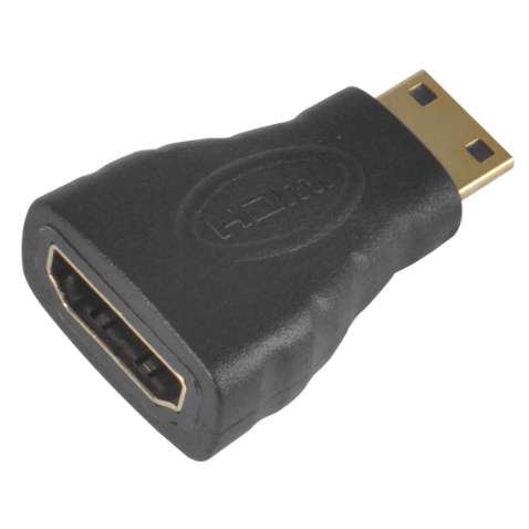 2 Adaptateurs Mini HDMI Vers HDMI 8K Version 2.1 - Tête Droite, 48 Gbps, 30 Cm - Pour Appareil Photo, PC, TV