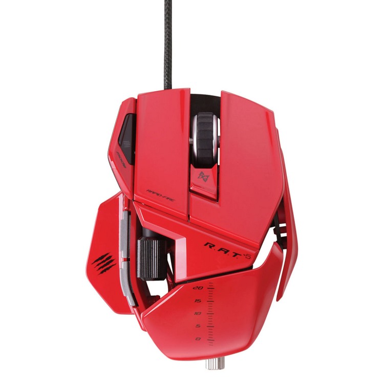 Mad Catz R.A.T. 5 Gaming Mouse Rojo | PcComponentes.com