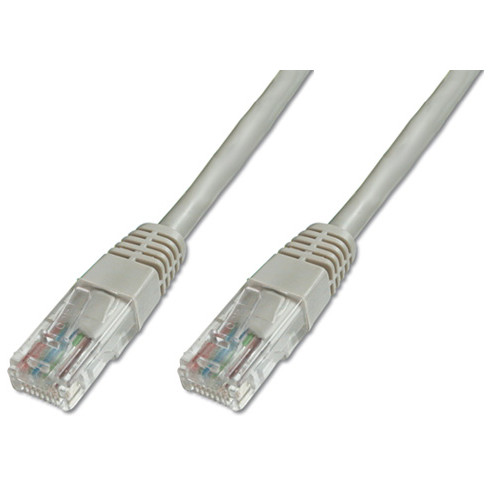Cable de Red RJ45 UTP Cat.5e 10/100 5m Gris