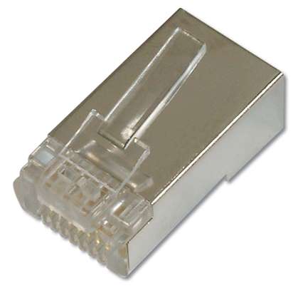 CONECTOR MACHO RJ45 CAT.6 FTP ( BOLSA DE 100)