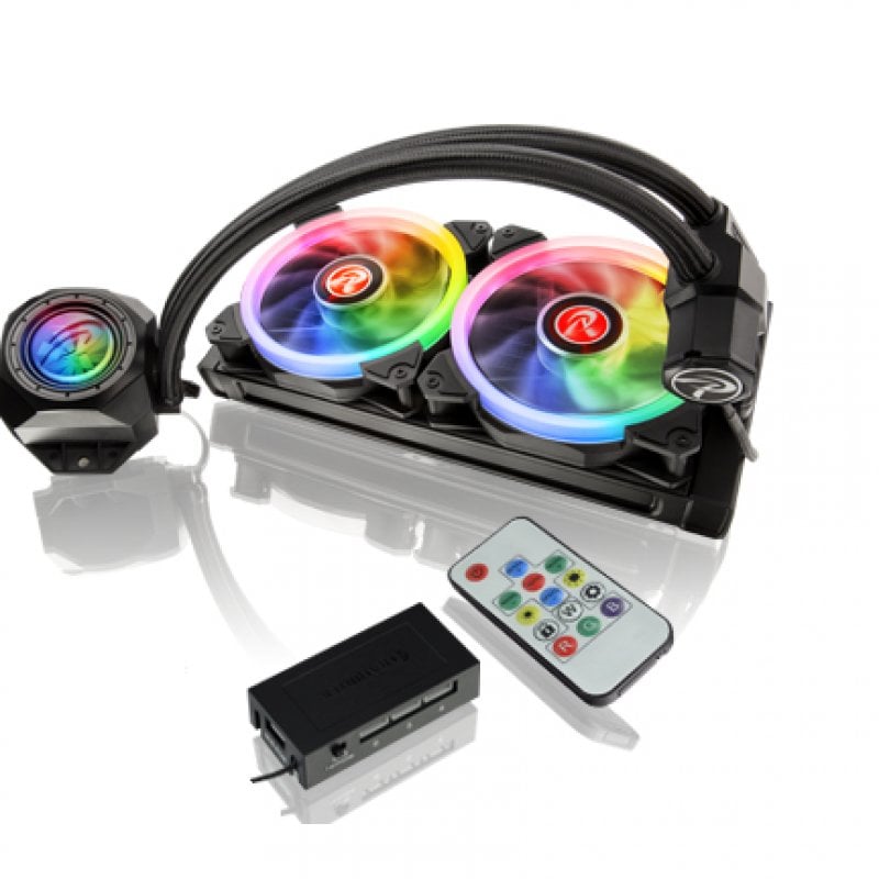 Image of Kit di raffrossodamento a liquido Raijintek Orcus RGB Rainbow 240mm