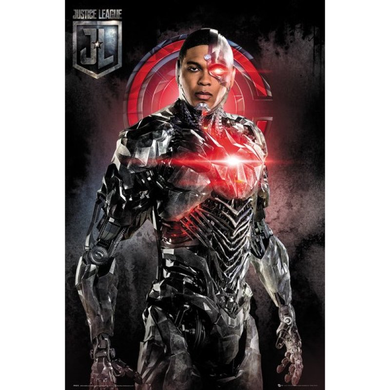 GB Eye Maxi Póster La Liga De La Justicia Cyborg  91.5x61cm