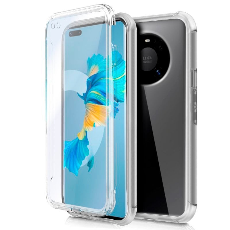Image of Fantastica custodia in silicone trasparente 3D anteriore e posteriore per Huawei Mate 40 Pro / 40 Pro Plus cod079