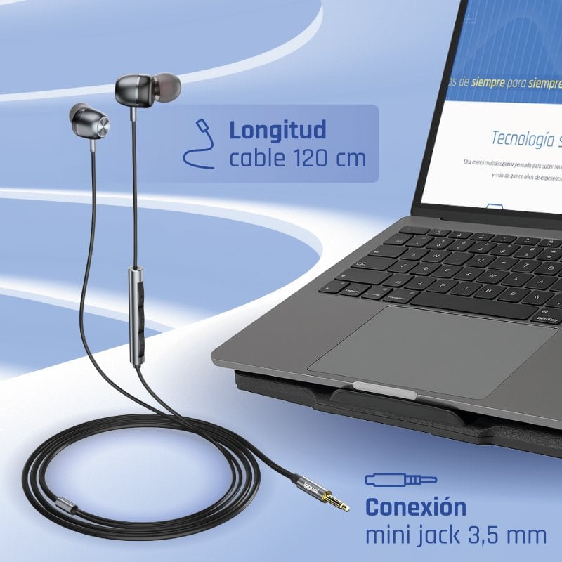 Casque Iggual IGG317037 – Écouteurs Filaire Intra-Auriculaires Avec Micro - vue 4