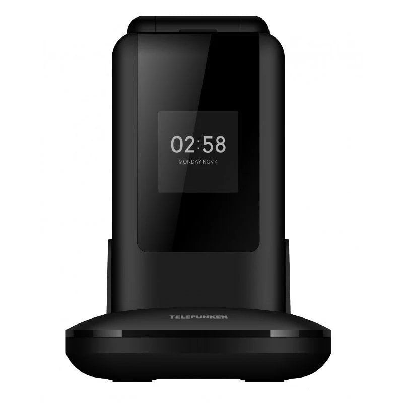 Telefunken S760 Teléfono para Mayores Negro