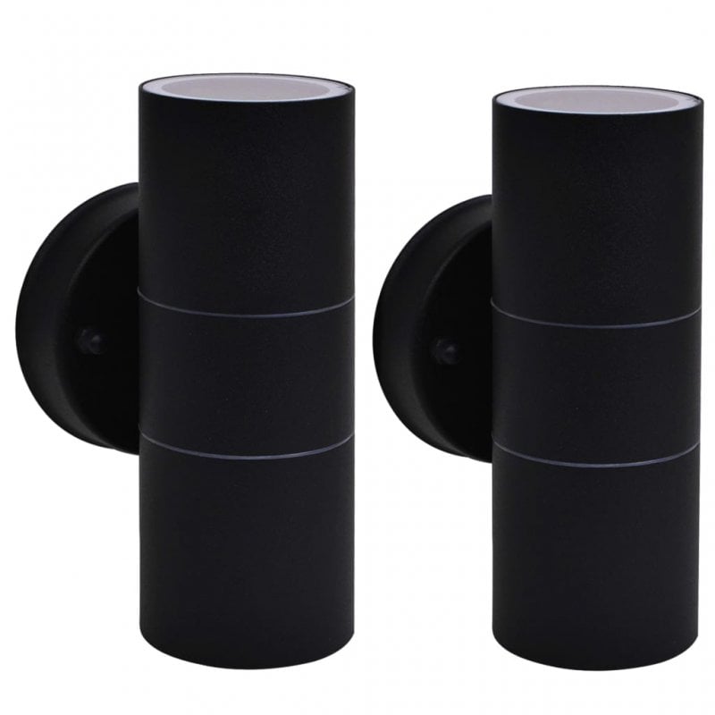 VidaXL Applique Murale Acier 2 pcs - vue 3
