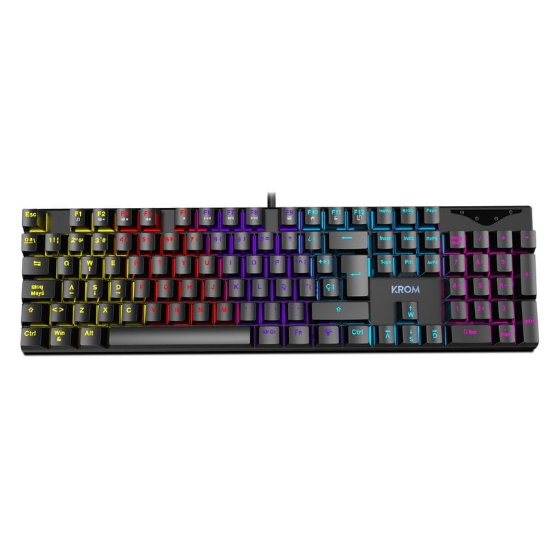 TECLADO GAMING MECANICO HIDITEC GK400 ARGB NEGRO SWITCH ROJO