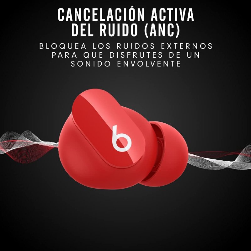 Beats Studio Buds Auriculares Bluetooth Rojos | PcComponentes.com
