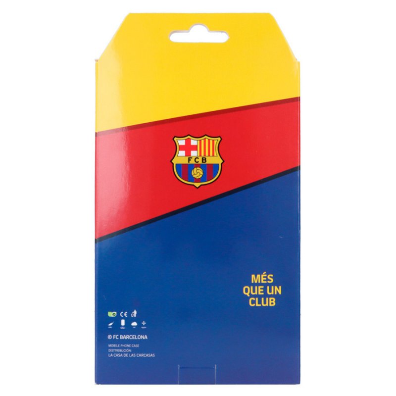Funda Para IPhone 12 Pro Max F.C. Barcelona Oficial - Carcasa TPU Transparente Con Escudo, Protección Completa, Diseño Barça
