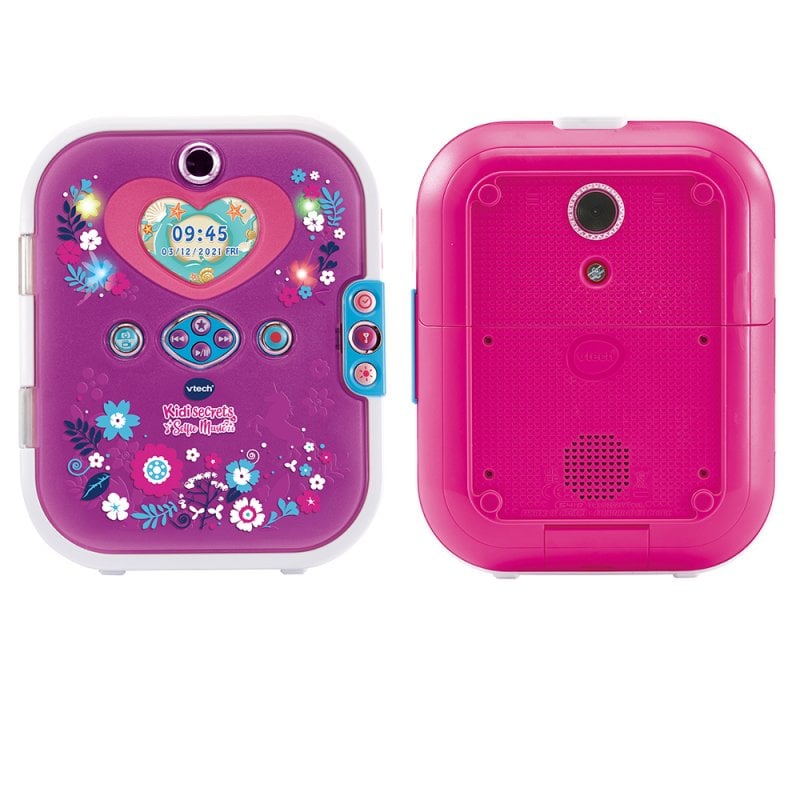 KidiTalkie 6 en 1 color rosa, Walkie-Talkie para niños