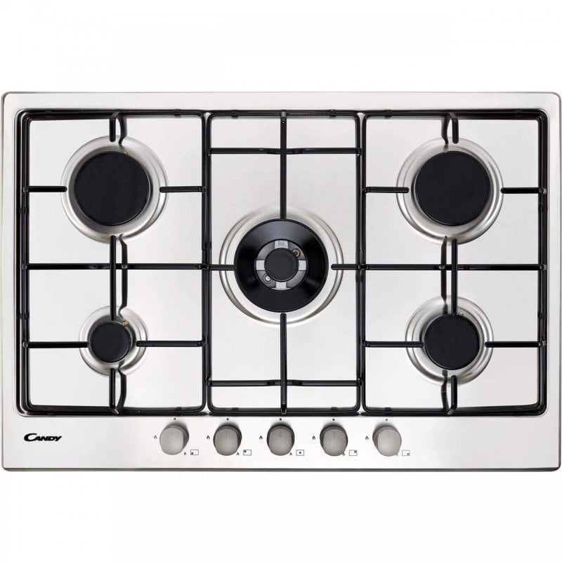 Image of Candy Moderna CHW74WX Acciaio inossidabile Da incasso 75 cm Gas 5 Fornello(i) cod079