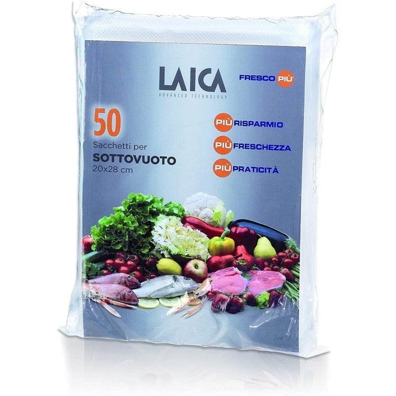 AddLiving 50 Sacchetti Sottovuoto Per Alimenti (10x15 Cm) – Spessore 0,3 Mm, Perfetti Per Sous Vide, Congelatore E Microonde, Adatti A Tutte Le Macchine