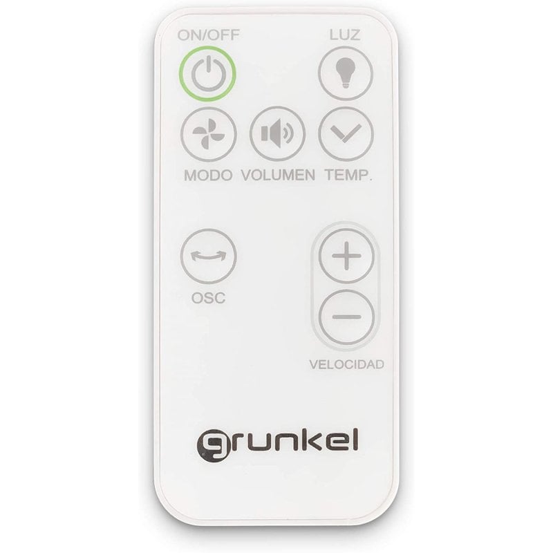 Grunkel - FAN-G165TNG - Ventilador de pie con temporizador hasta 60 min, 3 velocidades y altura regulable - 50W - Negro