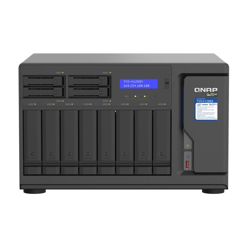 Image of QNAP TVS-h1288X NAS Tower Collegamento ethernet LAN Nero W-1250