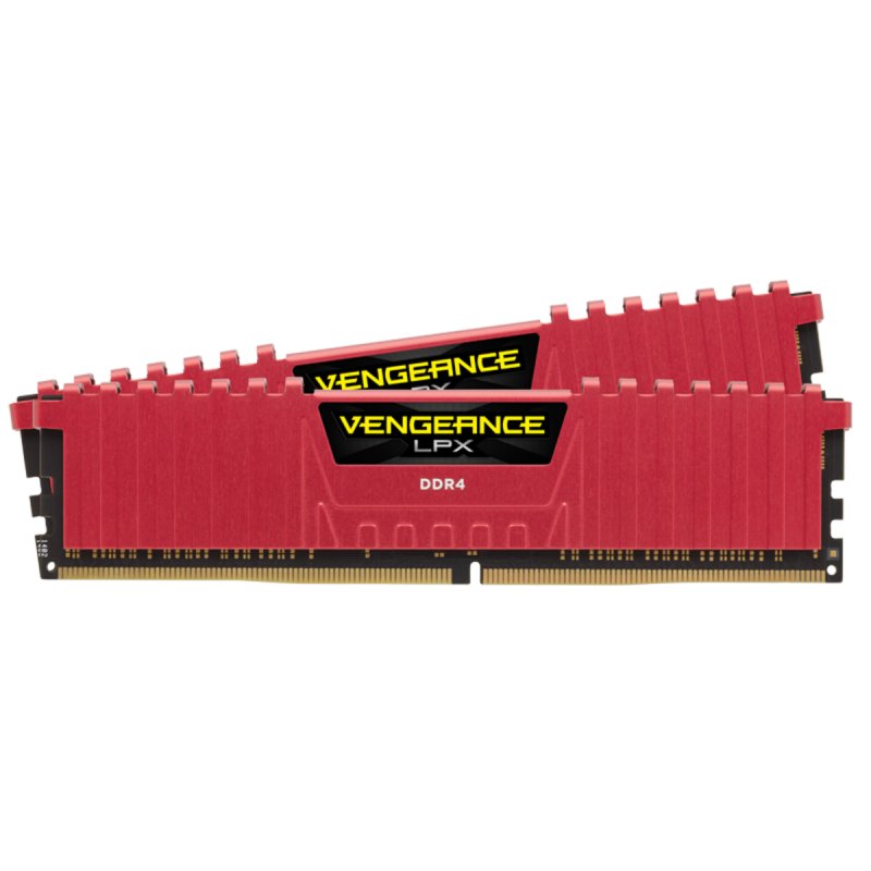 Corsair Vengeance LPX DDR4 2666MHz PC4-21300 16GB 2x8GB CL16 Roja video