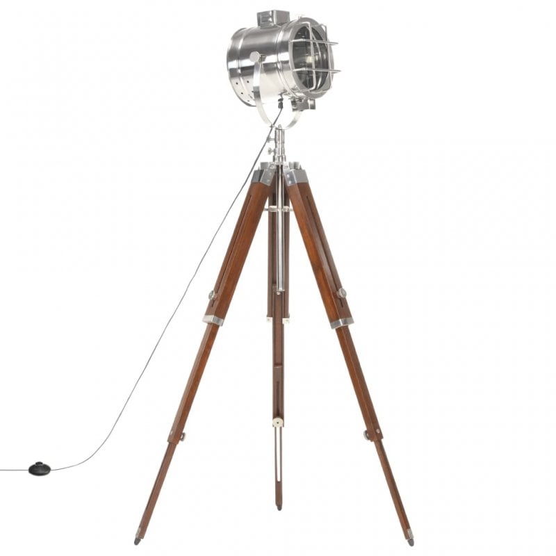 VidaXL Lampadaire Trépied Bois - vue 4