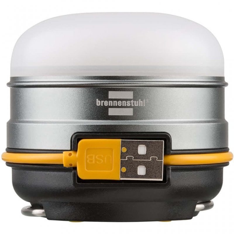 Lampe De Camping Brennenstuhl Oli 0300 A LED : 350 Lumens, Batterie Et Couleur Argent/noir, Super Pratique !