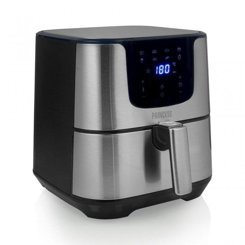 Airfryer Princess 182060 Deluxe XXL 5,5L 1700W Digitaal Touch Zwart/Zilver