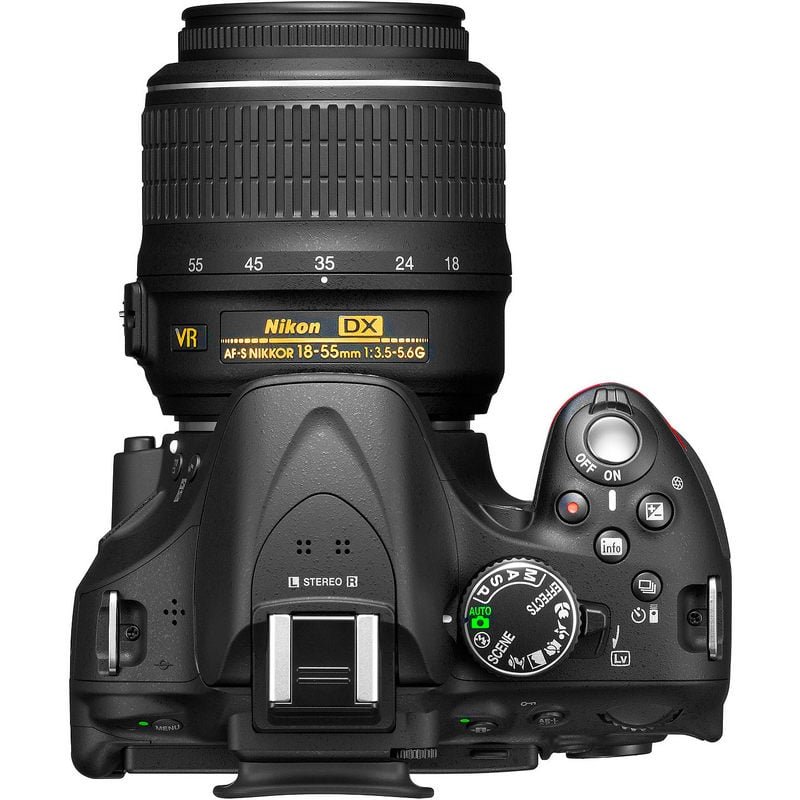 Nikon D5200 + AF-S DX 18-55 mm F/3.5 VR Objektiv | PcComponentes.de