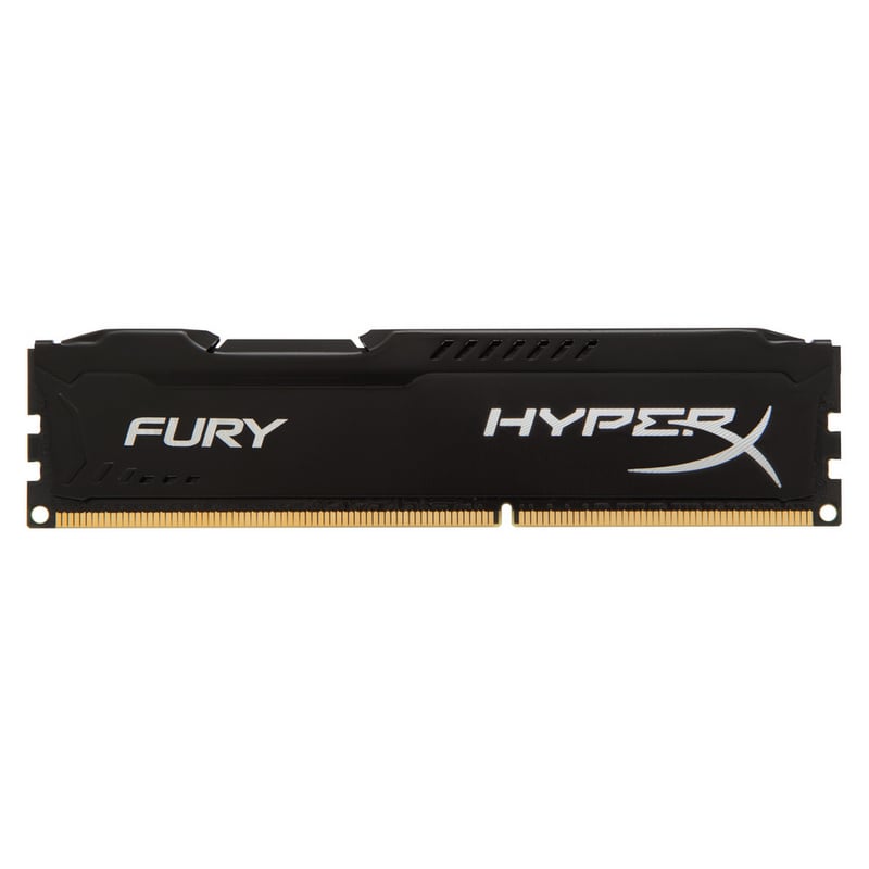 Kingston Hyperx 1600mhz Ddr3 Ram 8gb 2x4gb Kingston HyperX Fury Black DDR3 1600MHz 8GB 2x4GB CL10 |PcComponentes
