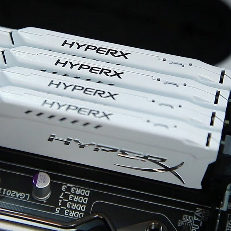 Kingston HyperX Fury White DDR3 1600MHz 8GB CL10 PcComponentes