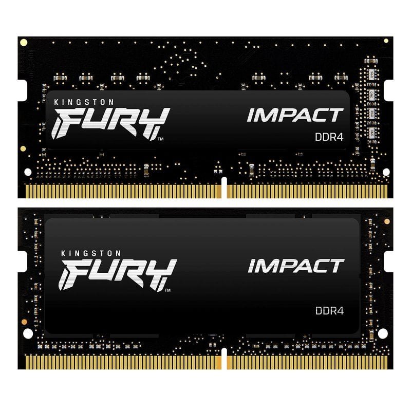 Memoria RAM Kingston FURY Impact SO-DIMM DDR4 2666MHz 32GB 2x16GB