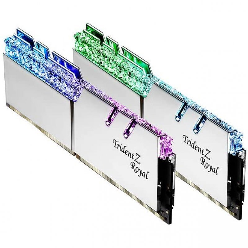 G.Skill Trident Z Royal DDR4 4266MHz 32GB 2x16GB CL17 Plata video