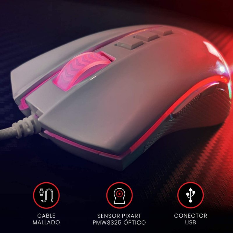 Redragon Mouse para jogos M711 Cobra com 16,8 milhões de RGB