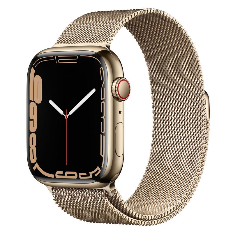 Apple Watch Series 8 GPS+Cellular 45mm Aço Inoxidável Grafite c/ Loop  Milanesa Grafite