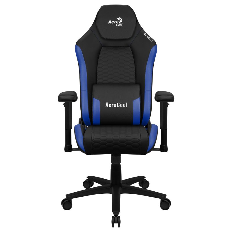 Aerocool Crown Silla Gaming Cuero Azul