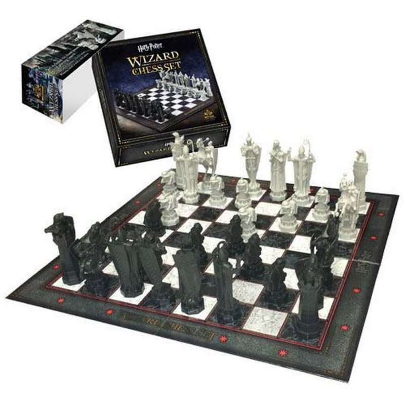 Jogo de Xadrez Harry Potter Wizard Chess Set The Noble Collection