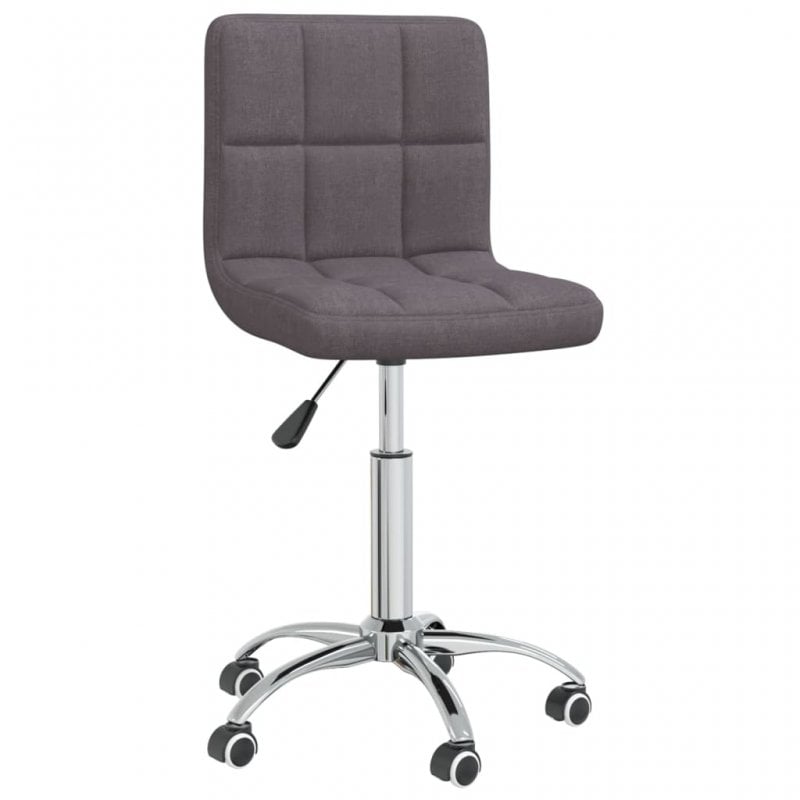 VidaXL Silla de Oficina Giratoria Tela Gris Taupe