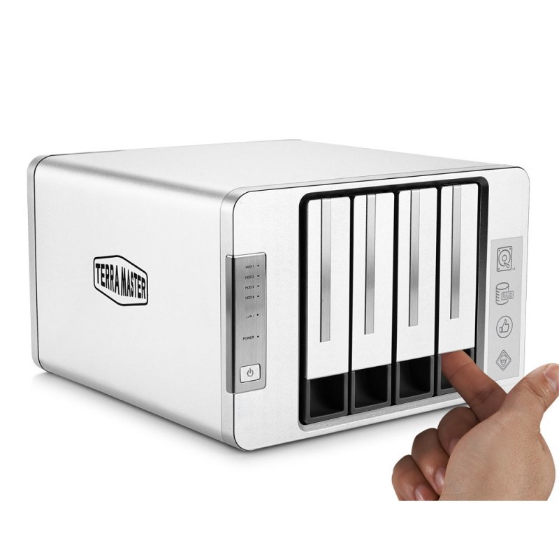 TerraMaster F4210 Dispositivo NAS 4 Módulos