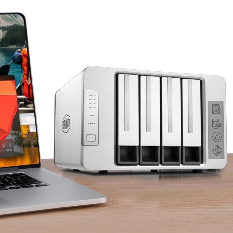 TerraMaster F4210 Dispositivo NAS 4 Módulos