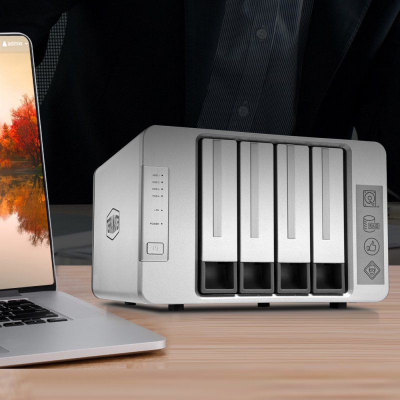 TerraMaster F4210 Dispositivo NAS 4 Módulos