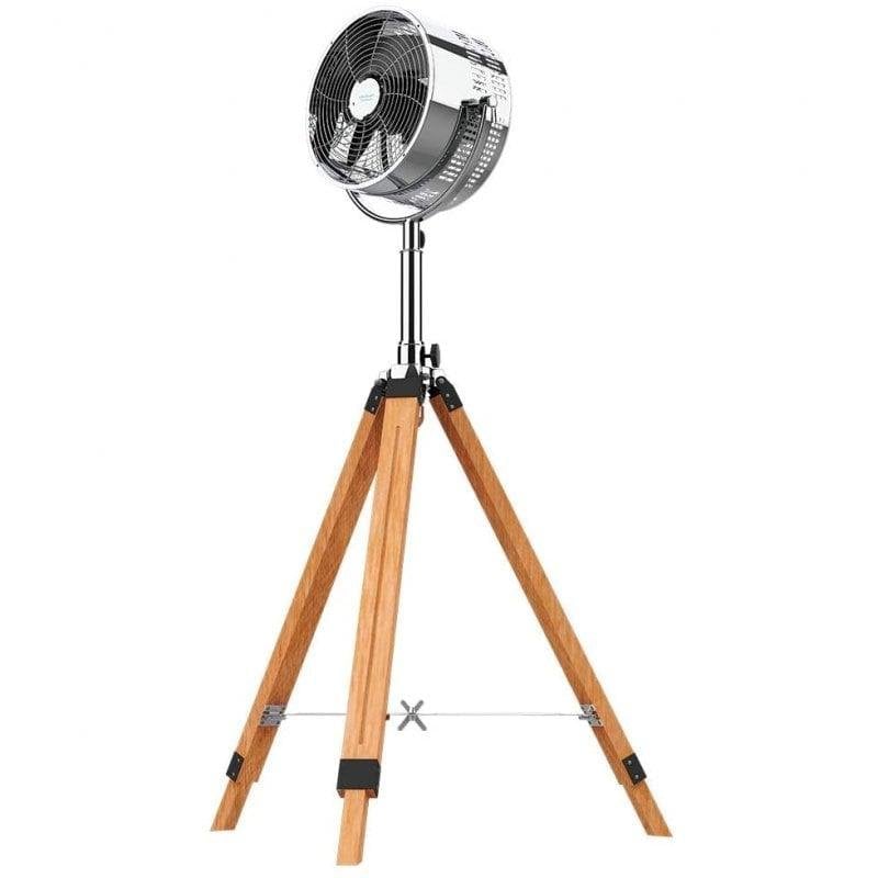Cecotec Ventilateur EnergySilence 1200 Woody 80W trépied bois 30cm 3 vitesses