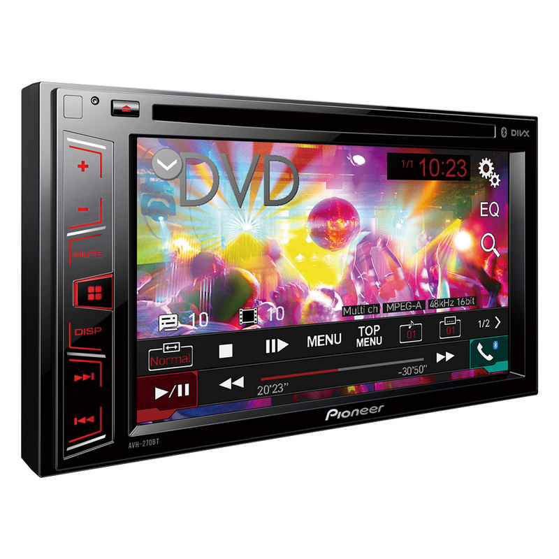 Pioneer AVH270BT Autoradio CD/DVD de 6.2" Táctil