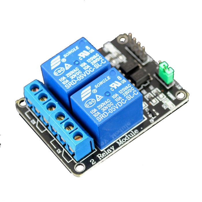 Módulo Relé 2 Canales Compatible con Arduino | PcComponentes.com