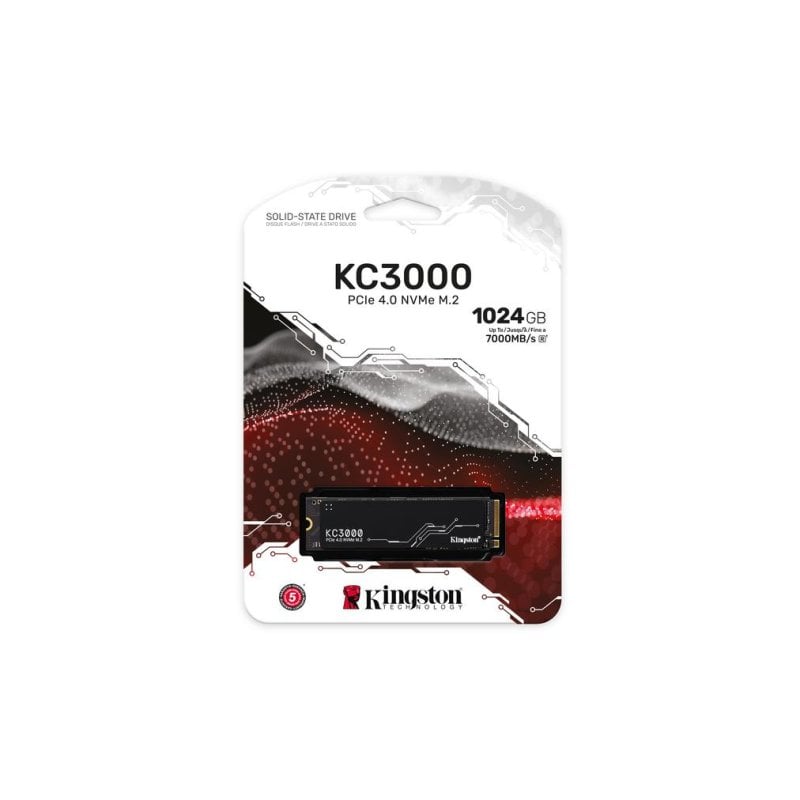 新品 Kingston KC3000 PCIe 4.0 NVMe M.2 1TB Disco Duro Kingston KC3000 SSD 1TB M.2 PCIe 4.0 NVMe